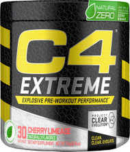 Cellucor C4 Extreme Natural Zero Pre-Workout Cherry Limeade -- 30 Servings