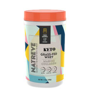 Natreve Keto Grass-Fed Whey Marine Collagen Fudge Brownie -- 17.6 oz