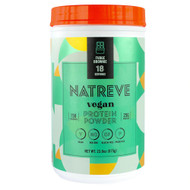 Natreve Vegan Protein Powder Fudge Brownie -- 23.8 oz