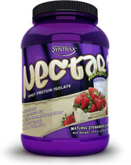 Syntrax Nectar Whey Protein Isolate Powder Naturals Natural Strawberry Cream -- 2 lbs