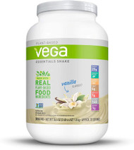 Vega Essentials Shake Plant-Based Powder Vanilla -- 30 Servings