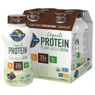 Garden of Life Organic Plant Protein RTD Chocolate -- 11 fl oz Each / Pack of 16