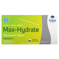 <img alt="Trace, TM Sport, Max-Hydrate Immunity Effervescent Tablets, Lemon Lime, 8 Tubes, 10 Tablets Each" title="Trace, TM Sport, Max-Hydrate Immunity Effervescent Tablets, Lemon Lime, 8 Tubes, 10 Tablets Each,878941004124"