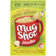 5 PACK of Mug Shot Chicken & Sweetcorn Noodles  54g