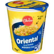 5 PACK of Choice Oriental Noodle Cup 70g