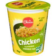5 PACK of Choice Chicken Noodle Cup 70g