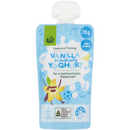 5 PACK of WW Vanilla Yoghurt Pouch 70g
