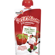 5 PACK of Yoplait Petit Miam Strawberry 70g