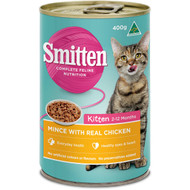 5 PACK of Smitten Kitten Food Chicken Mince 400g