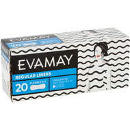 5 PACK of Evamay Liners Regular 20 pack