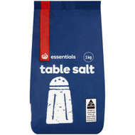 5 PACK of Essentials Table Salt 1kg