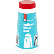 5 PACK of Essentials Iodised Table Salt Drum 500g