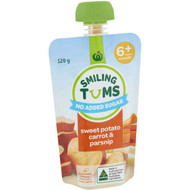 5 PACK of WW Smiling Tums 6 Months+ Sweet Potato Carrot & Parsnip 120g