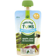 5 PACK of WW Smiling Tums 6 Months+ Apple Pea & Zucchini 120g