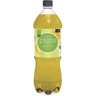 5 PACK of WW Pineapple & Mango Sparkling Mineral Water 1.25L