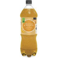 5 PACK of WW Orange & Mango Sparkling Mineral Water 1.25l