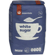 5 PACK of Essentials White Sugar 1KG