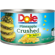5 PACK of Dole Pineapple Crushed In Juice 227g