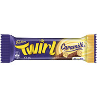 5 PACK of Cadbury Twirl Caramilk 39g