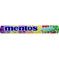 5 PACK of Mentos Fruit Chews Rainbow 37.5g roll