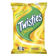 5 PACK of Twisties Chicken Snacks 90g
