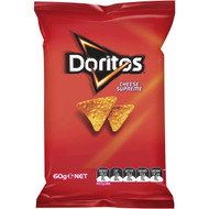 5 PACK of Doritos Corn Chips Cheese Supreme 60g