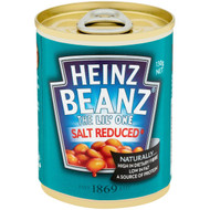 5 PACK of Heinz Baked Beans Salt Reduced Tomato Sauce 130g