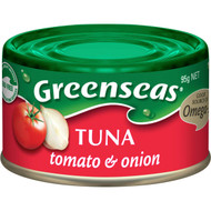 5 PACK of Greenseas Tuna Tomato & Onion 95g