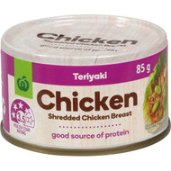 5 PACK of WW Canned Shredded Chicken Teriyaki 85g