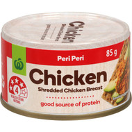 5 PACK of WW Canned Shredded Chicken Peri Peri 85g