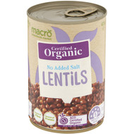 5 PACK of Macro Organic Lentils 425g