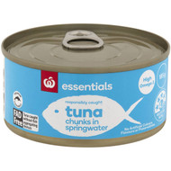 5 PACK of Essentials Tuna Chunks In Spring Water 185g