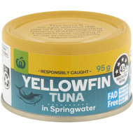 5 PACK of WW Yellowfin Tuna In Springwater  95g