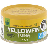 5 PACK of WW Yellowfin Tuna In Oil  95g