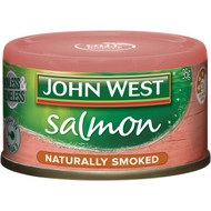 5 PACK of John West Salmon Tempters Naturally Smoked 95g