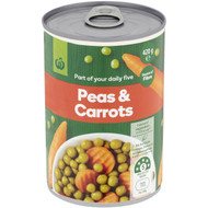 5 PACK of WW Peas & Carrots  420g