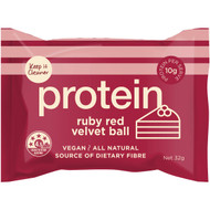 5 PACK of Keep It Cleaner Protein Ball Ruby Red Velvet 32g