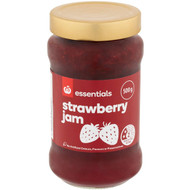 5 PACK of Essentials Strawberry Jam 500g