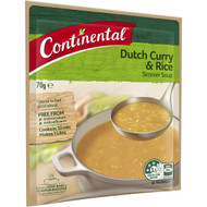 5 PACK of Continental Simmer Soup Dutch Curry & Rice 70g