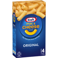 5 PACK of Kraft Mac N Cheese Original 205g