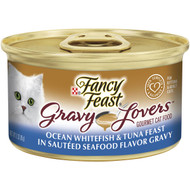 5 PACK of Fancy Feast Cat Food Gravy Lovers Ocean Whitefish & Tuna 85g