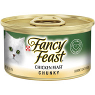 5 PACK of Fancy Feast Cat Food Chunky Chicken 85g