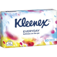 5 PACK of Kleenex Facial Tissue Soft Pack 60 pack