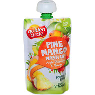 5 PACK of Golden Circle Puree Pineapple & Mango 120g