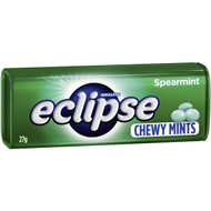 5 PACK of Eclipse Chewy Mints Spearmint Tin Spearmint 27g