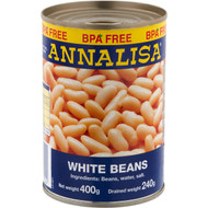 5 PACK of Annalisa Beans Cannellini 400g
