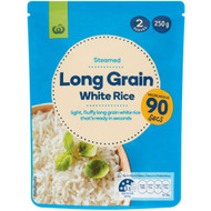 5 PACK of WW Microwave Long Grain White Rice 250g