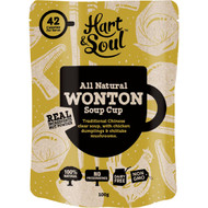 5 PACK of Hart & Soul All Natural Wonton Soup Cup 100g