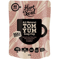 5 PACK of Hart & Soul All Natural Tom Yum Soup Cup 100g