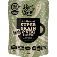 5 PACK of Hart & Soul All Natural Super Grain & Veg Soup Cup 100g